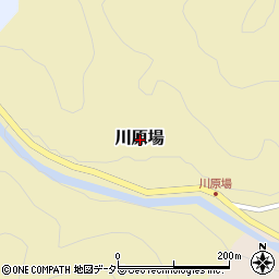 兵庫県養父市川原場周辺の地図