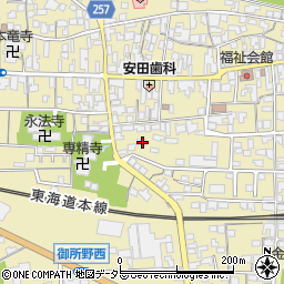 岐阜県不破郡垂井町1530周辺の地図