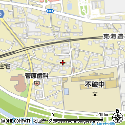 岐阜県不破郡垂井町2421周辺の地図
