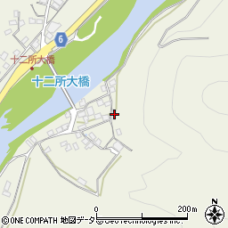 兵庫県養父市十二所1075周辺の地図