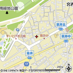 愛知県江南市草井町中116周辺の地図