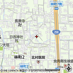 岐阜県大垣市林町7丁目133周辺の地図