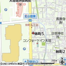 東警岐阜株式会社周辺の地図