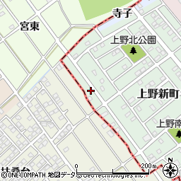 愛知県犬山市上野新町22-12周辺の地図