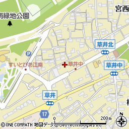愛知県江南市草井町中118周辺の地図