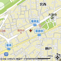 愛知県江南市草井町中172周辺の地図