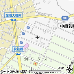 愛知県江南市中般若町西62周辺の地図