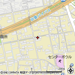 島根県出雲市渡橋町157周辺の地図