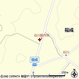 鳥取県西伯郡南部町福成1342周辺の地図