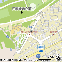 愛知県江南市草井町西周辺の地図