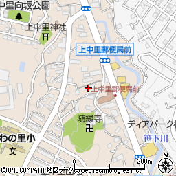 神奈川県横浜市磯子区上中里町665周辺の地図