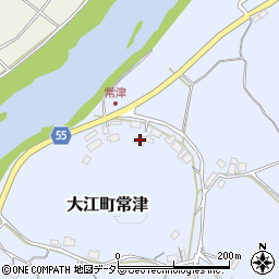 京都府福知山市大江町常津261周辺の地図