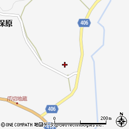 岐阜県恵那市山岡町久保原365周辺の地図