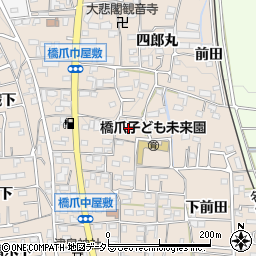 愛知県犬山市橋爪四郎丸2周辺の地図