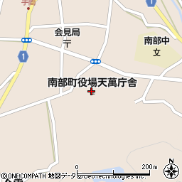 南部町役場　天萬庁舎農業委員会周辺の地図