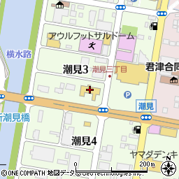 日産プリンス千葉木更津店周辺の地図