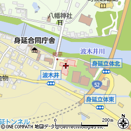 身延山病院周辺の地図