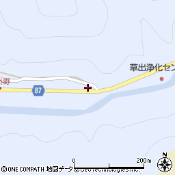 兵庫県養父市外野61周辺の地図