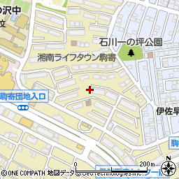 神奈川県藤沢市大庭周辺の地図