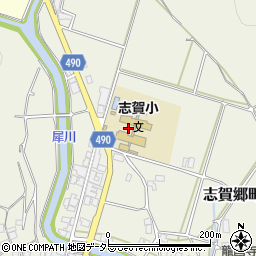 京都府綾部市志賀郷町丁田周辺の地図