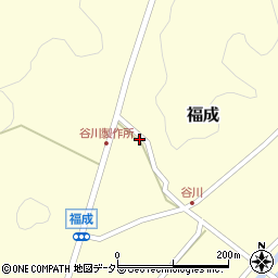 鳥取県西伯郡南部町福成1334周辺の地図