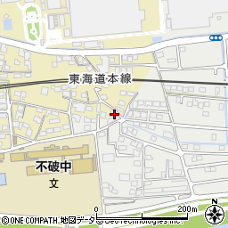 岐阜県不破郡垂井町2433周辺の地図