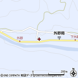 兵庫県養父市外野414周辺の地図