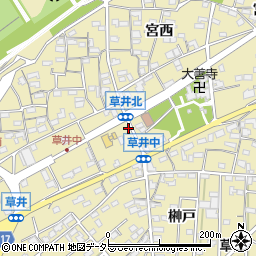 愛知県江南市草井町中160周辺の地図