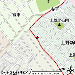 愛知県犬山市上野新町22周辺の地図