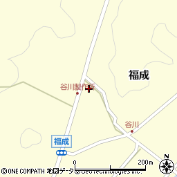 鳥取県西伯郡南部町福成1338周辺の地図