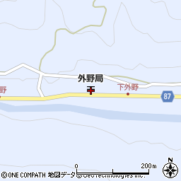 兵庫県養父市外野392周辺の地図