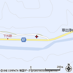 兵庫県養父市外野64周辺の地図