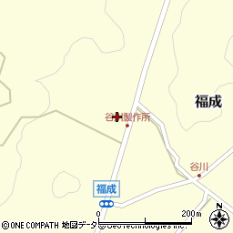 鳥取県西伯郡南部町福成1348周辺の地図