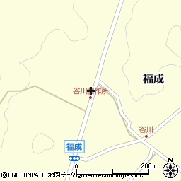 鳥取県西伯郡南部町福成1340周辺の地図
