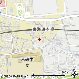 岐阜県不破郡垂井町2432周辺の地図