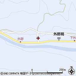 兵庫県養父市外野416周辺の地図
