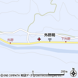 兵庫県養父市外野424周辺の地図