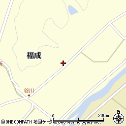 鳥取県西伯郡南部町福成524周辺の地図
