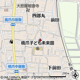 愛知県犬山市橋爪五反田38周辺の地図