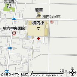 神奈川県平塚市横内3386周辺の地図