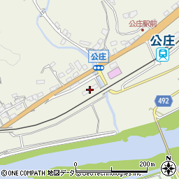 福知山市役所大江支所　スクールバス詰所周辺の地図