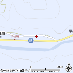 兵庫県養父市外野67周辺の地図