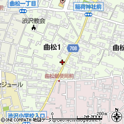 神奈川県秦野市曲松1丁目8-21周辺の地図