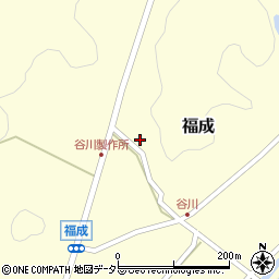 鳥取県西伯郡南部町福成1305周辺の地図