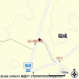 鳥取県西伯郡南部町福成1207周辺の地図