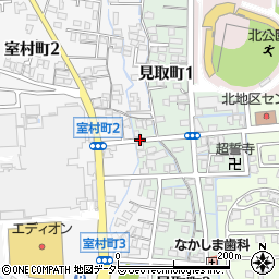 室村町北周辺の地図
