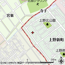 愛知県犬山市上野新町72-14周辺の地図