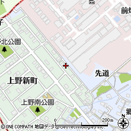 愛知県犬山市上野新町538-1周辺の地図