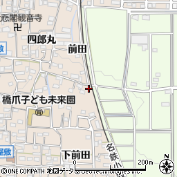愛知県犬山市橋爪五反田1-3周辺の地図