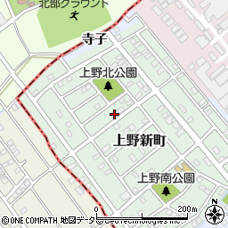 愛知県犬山市上野新町227周辺の地図